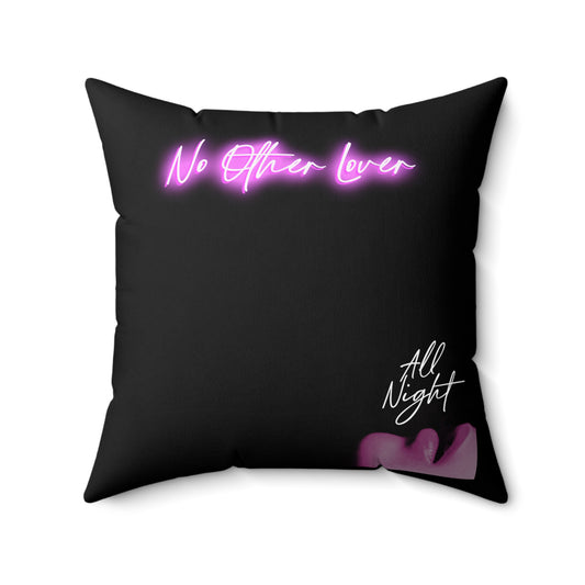 All Night Square Pillow