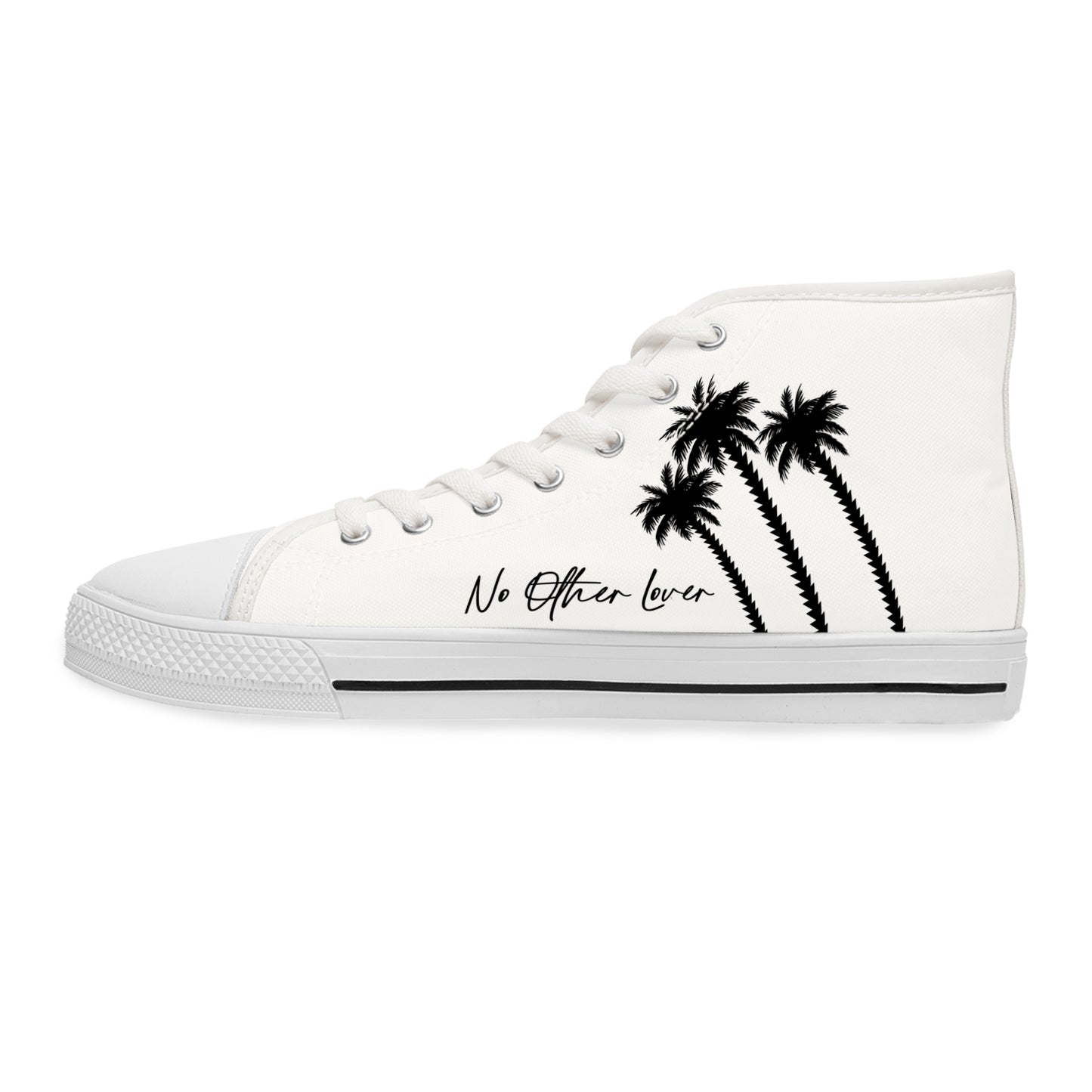Palm Paradise Women's High Top Sneakers