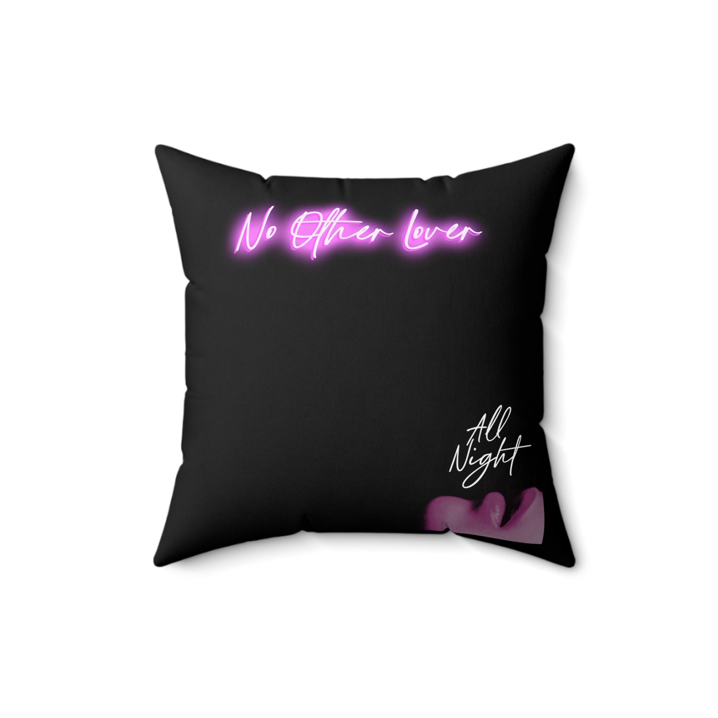 All Night Square Pillow