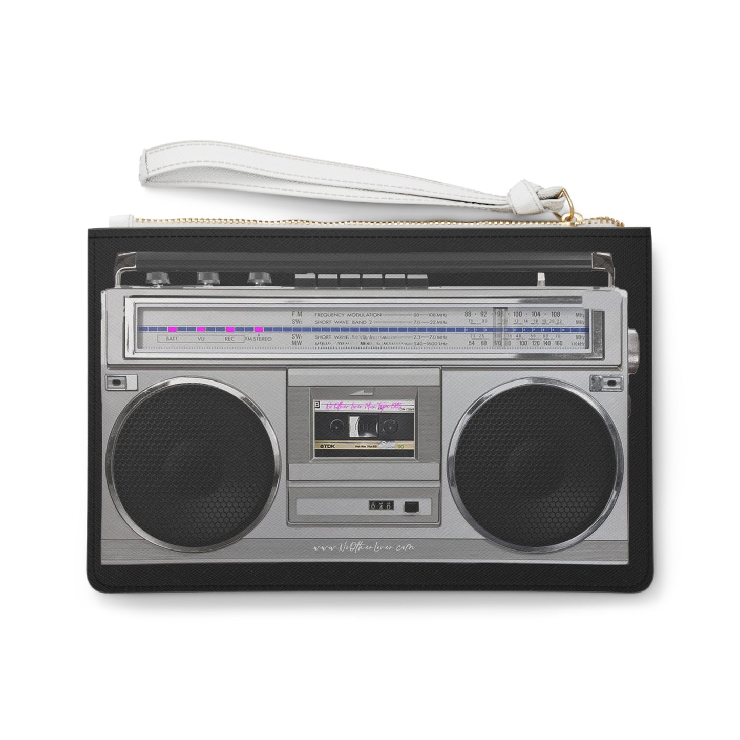 No Other Lover Ghetto Blaster 'Boom Box' Clutch Bag (Black Edition)