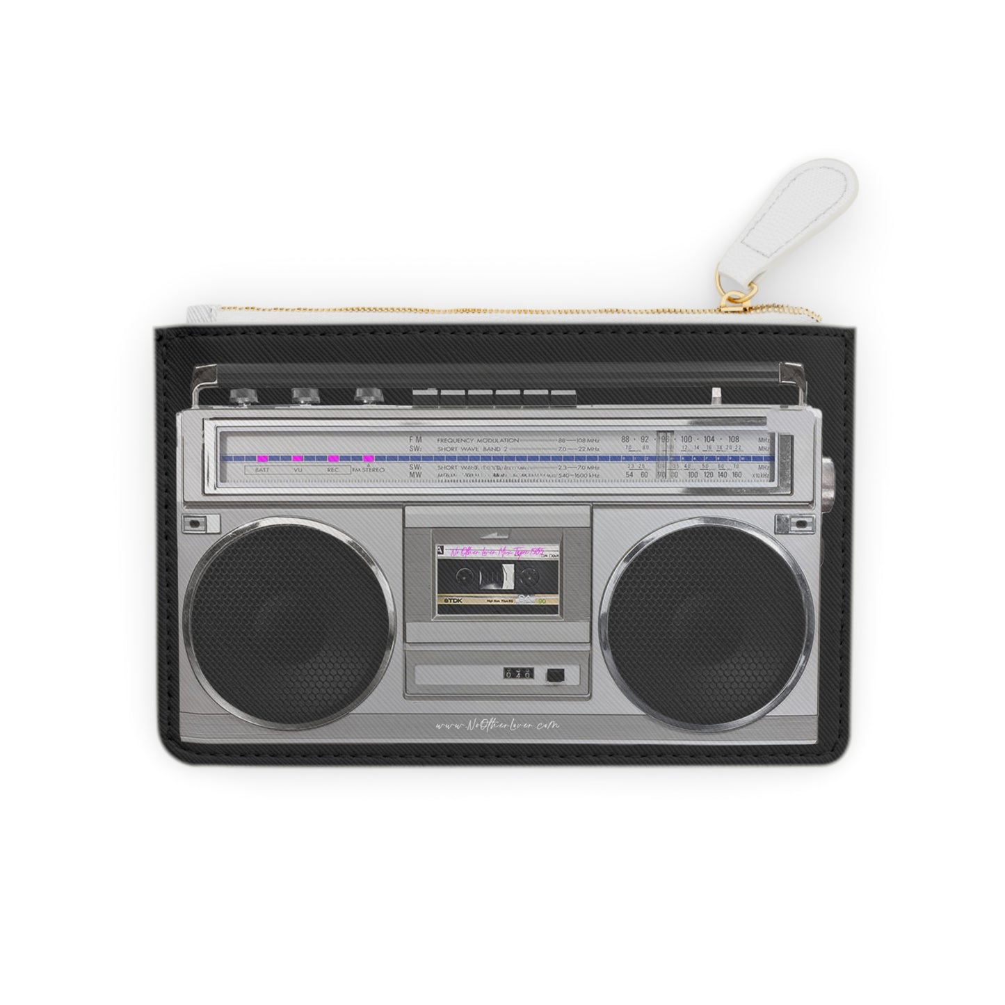 No Other Lover Ghetto Blaster „Boom Box“ Mini-Portemonnaie (Black Edition)