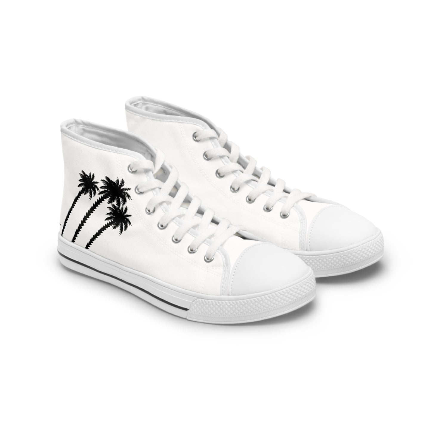 Palm Paradise Women's High Top Sneakers