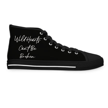 Women's 'Wild Hearts Can't Be Broken' High Top Sneakers