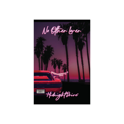 Midnight Drive - No Other Lover Band Music 80s Inspired Art Poster
