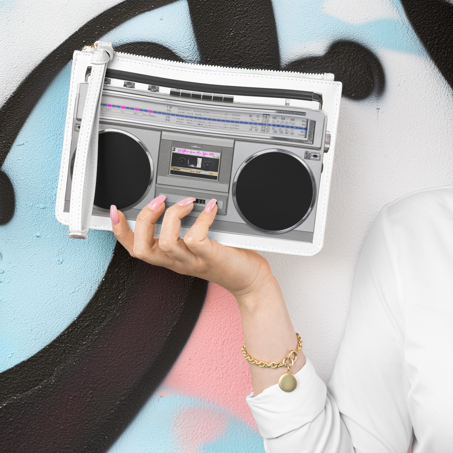Ghetto Blaster 'Boom Box' Clutch Bag