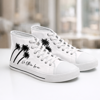 Palm Paradise Women's High Top Sneakers