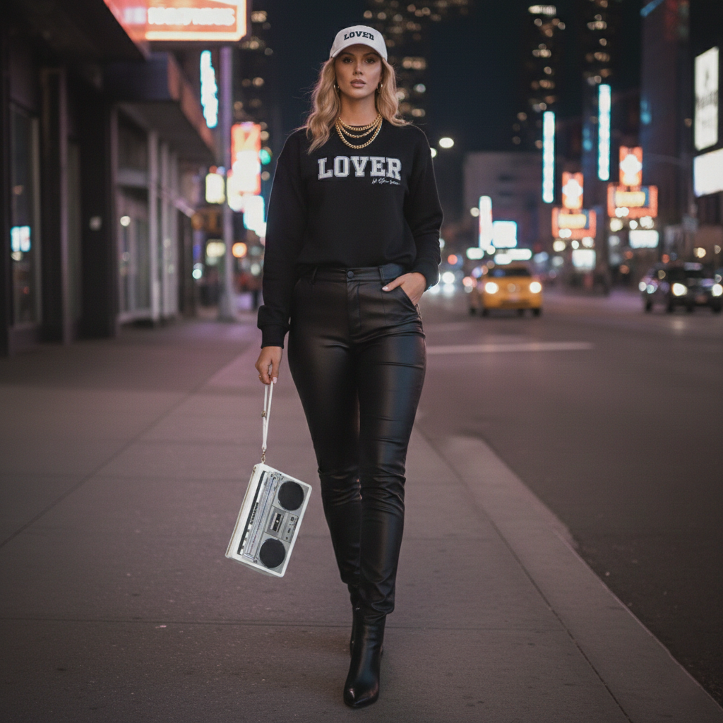 Ghetto Blaster 'Boom Box' Clutch Bag - Medium