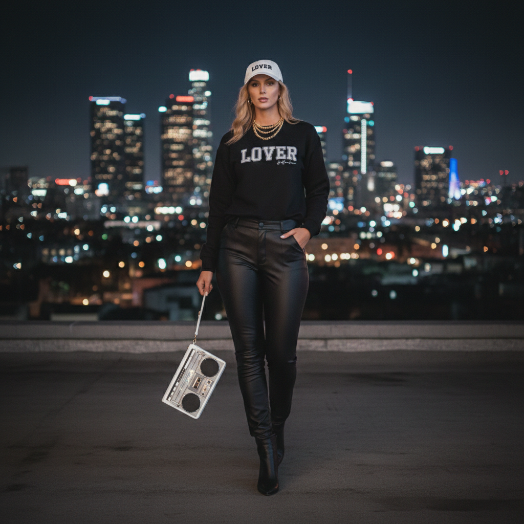 Ghetto Blaster 'Boom Box' Clutch Bag - Medium