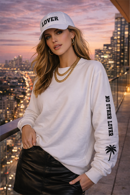 No Other Lover Palm Sleeve Sweatshirt Unisex Crewneck | Noir City Edition