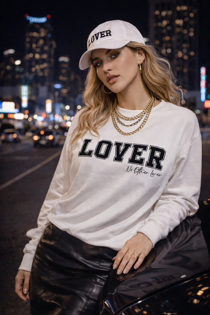 LOVER Varsity Sweatshirt - Unisex, Crewneck | No Other Lover Edition