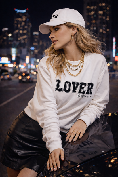 LOVER Varsity Sweatshirt - Unisex, Crewneck | No Other Lover Edition
