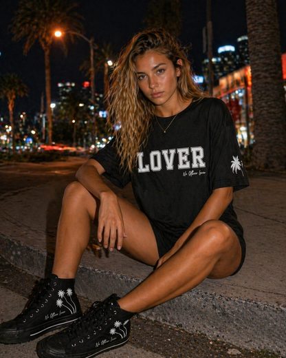 No Other Lover Palm Paradise Baskets Montantes Femme (Édition Noire)