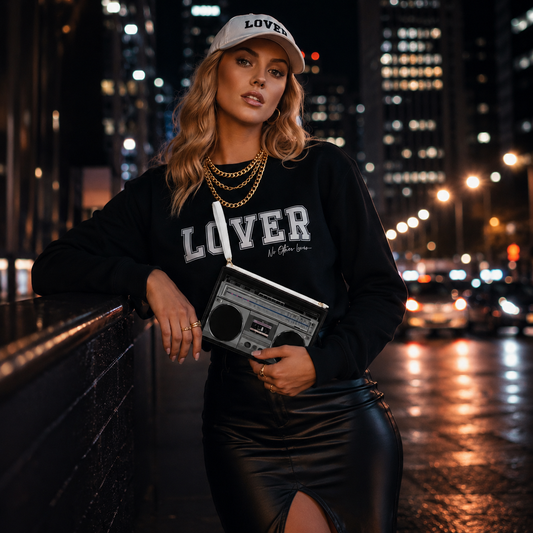No Other Lover Ghetto Blaster 'Boom Box' Clutch Bag (Black Edition)