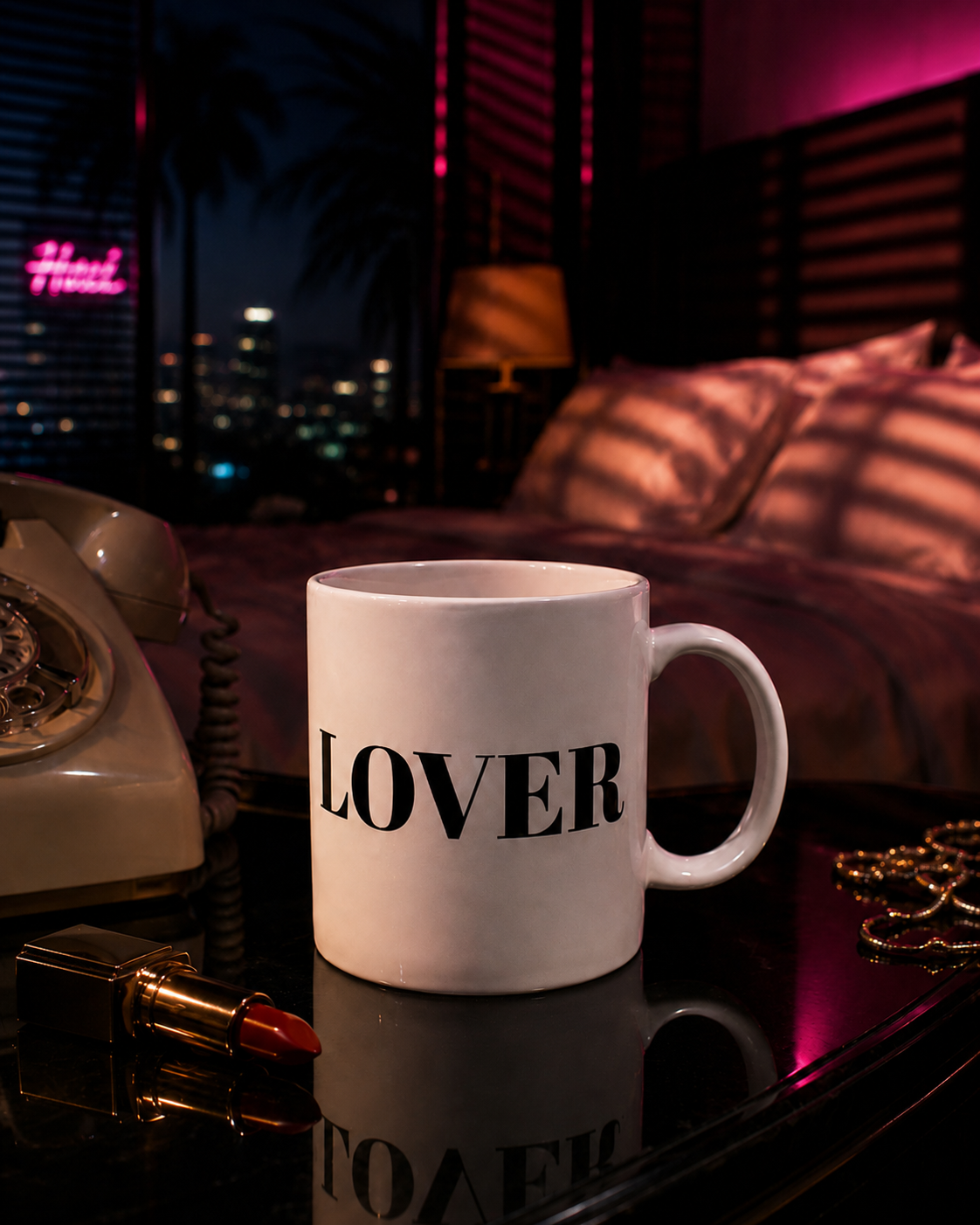 Kein anderer Liebhaber LIEBHABER Weiße Keramikkaffeetasse