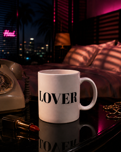 Kein anderer Liebhaber LIEBHABER Weiße Keramikkaffeetasse