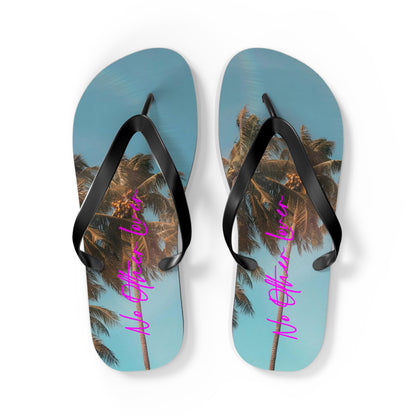 Palm Tree Logo Flip Flops