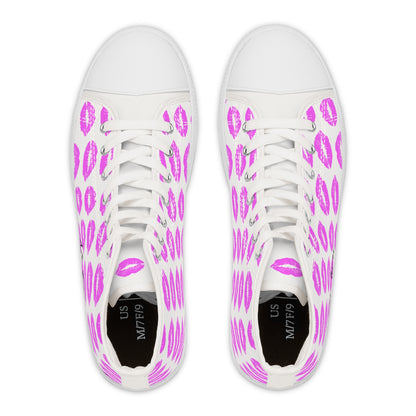 Kisses All Over Women's High Top Sneakers