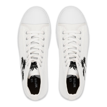 Palm Paradise Women's High Top Sneakers