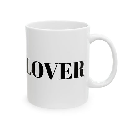 Kein anderer Liebhaber LIEBHABER Weiße Keramikkaffeetasse