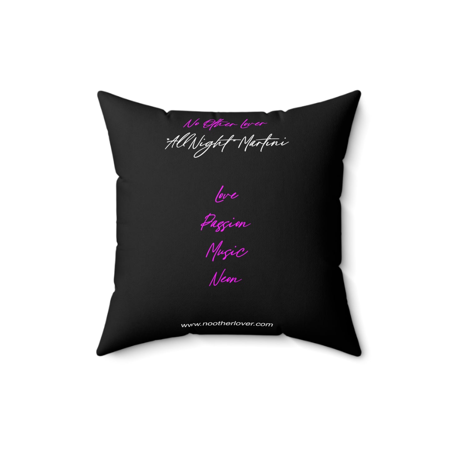All Night 'Martini' Square Pillow Cushion