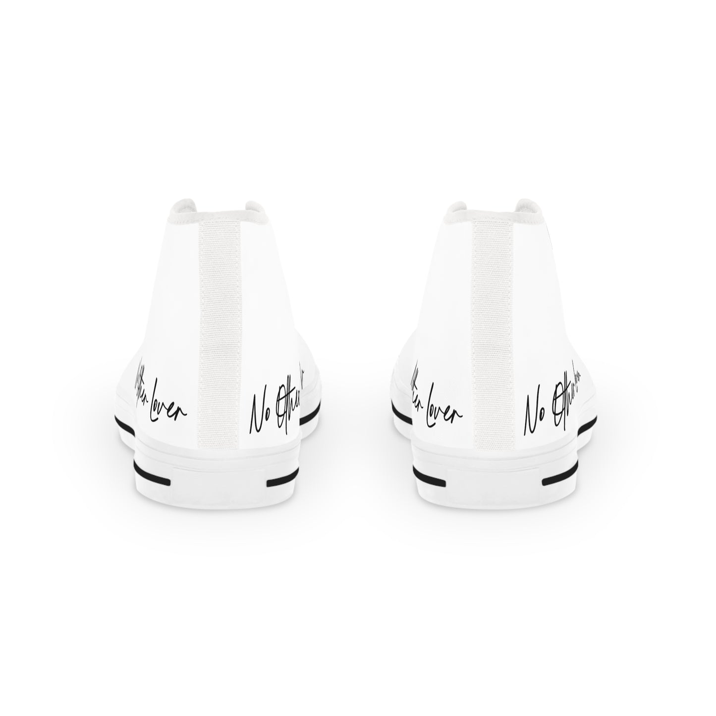 No Other Lover Men's High Top Logo Sneakers
