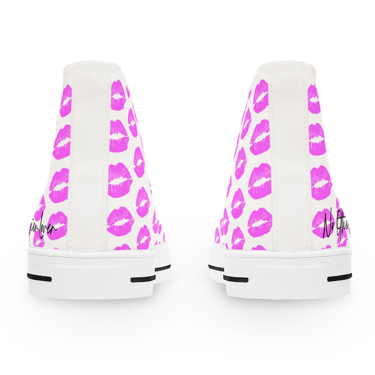 Kisses All Over Women's High Top Sneakers