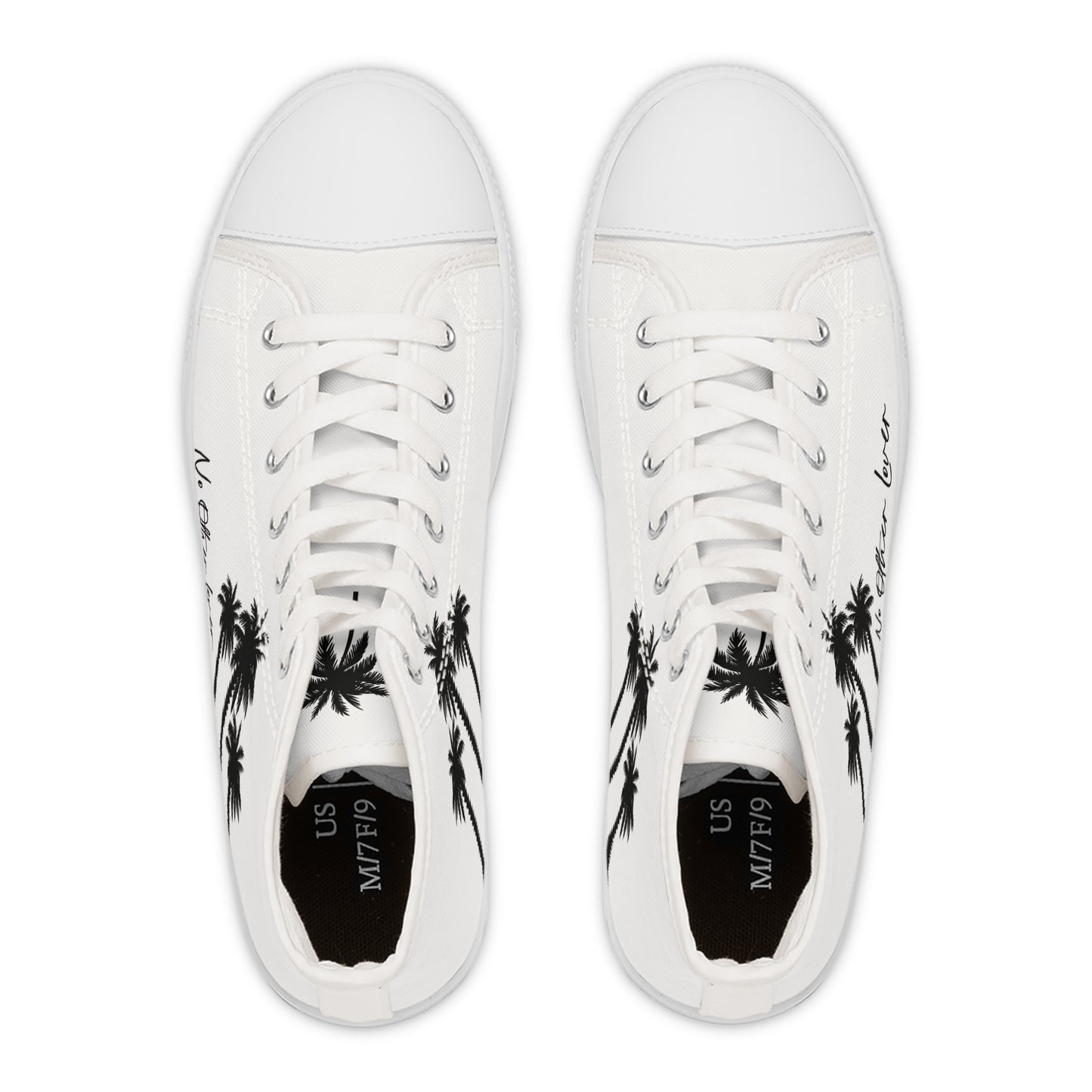 Palm Paradise Women's High Top Sneakers
