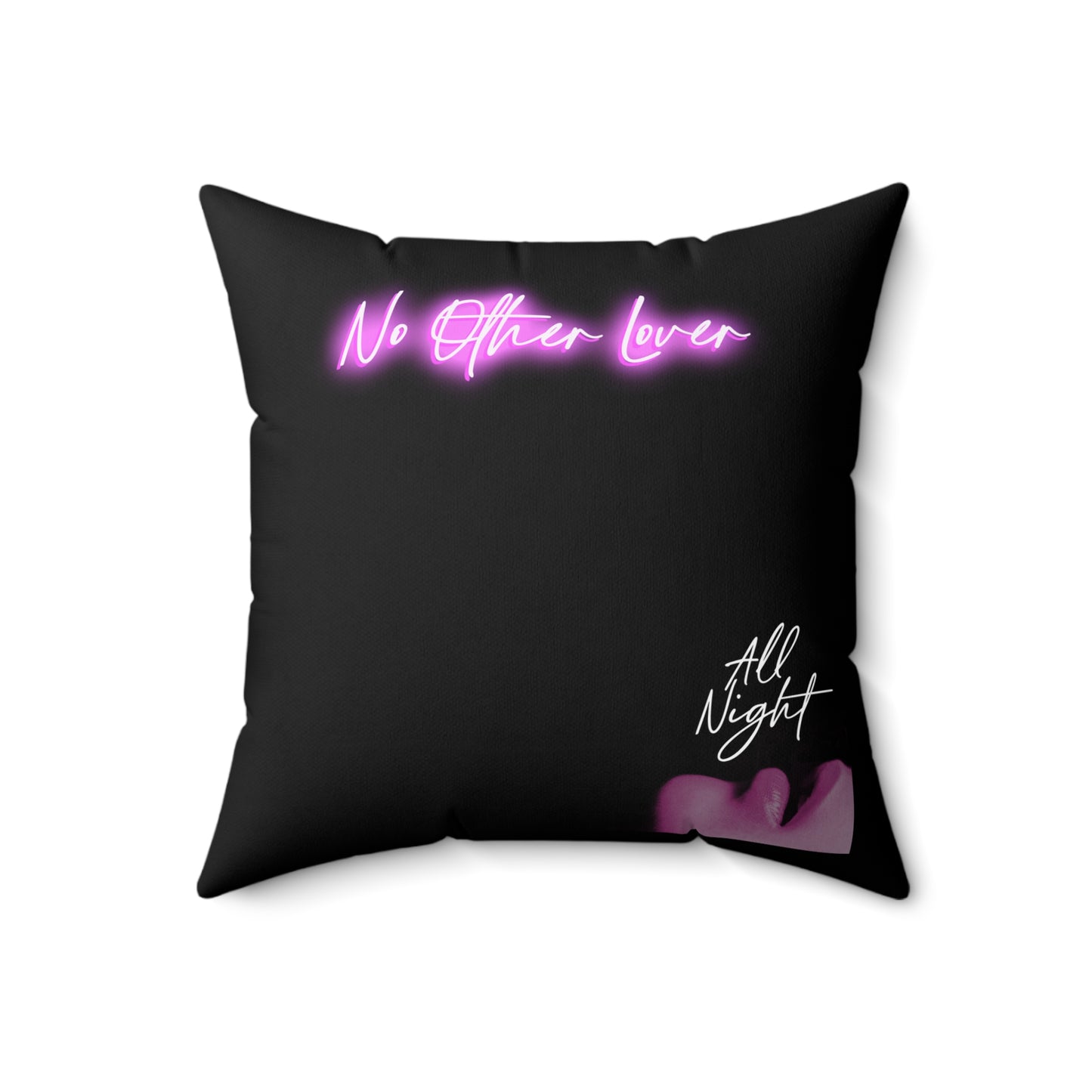All Night Square Pillow