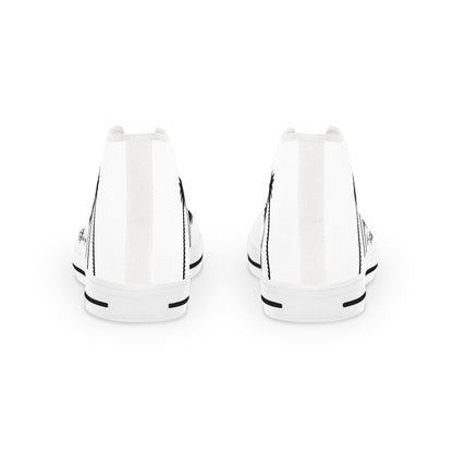 Palm Paradise Men's High Top Sneakers