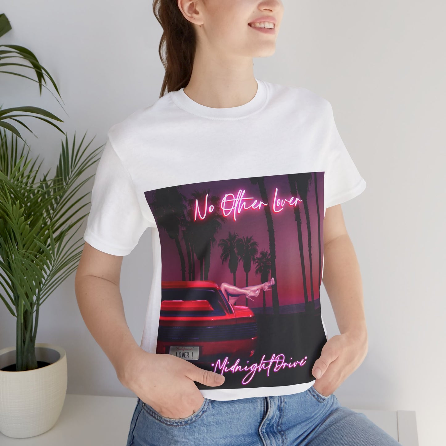 Midnight Drive -  No Other Lover Unisex Jersey Short Sleeve T Shirt, Music, Band Tee