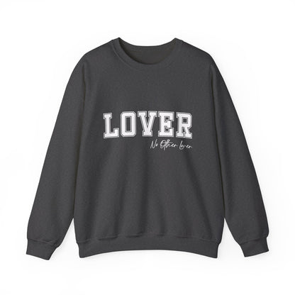 LOVER Varsity Sweatshirt - Unisex, Crewneck | No Other Lover Edition