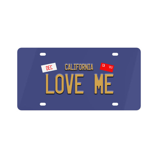 Love Me California License Plate