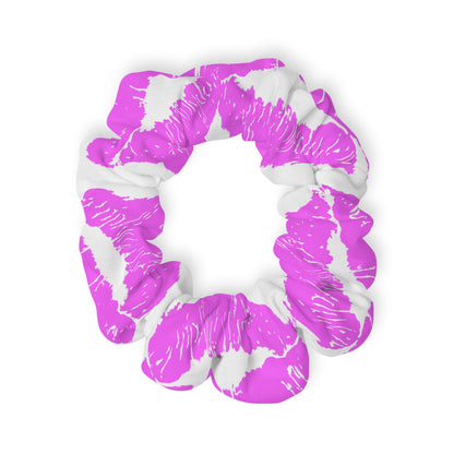 Pink Kisses Scrunchie