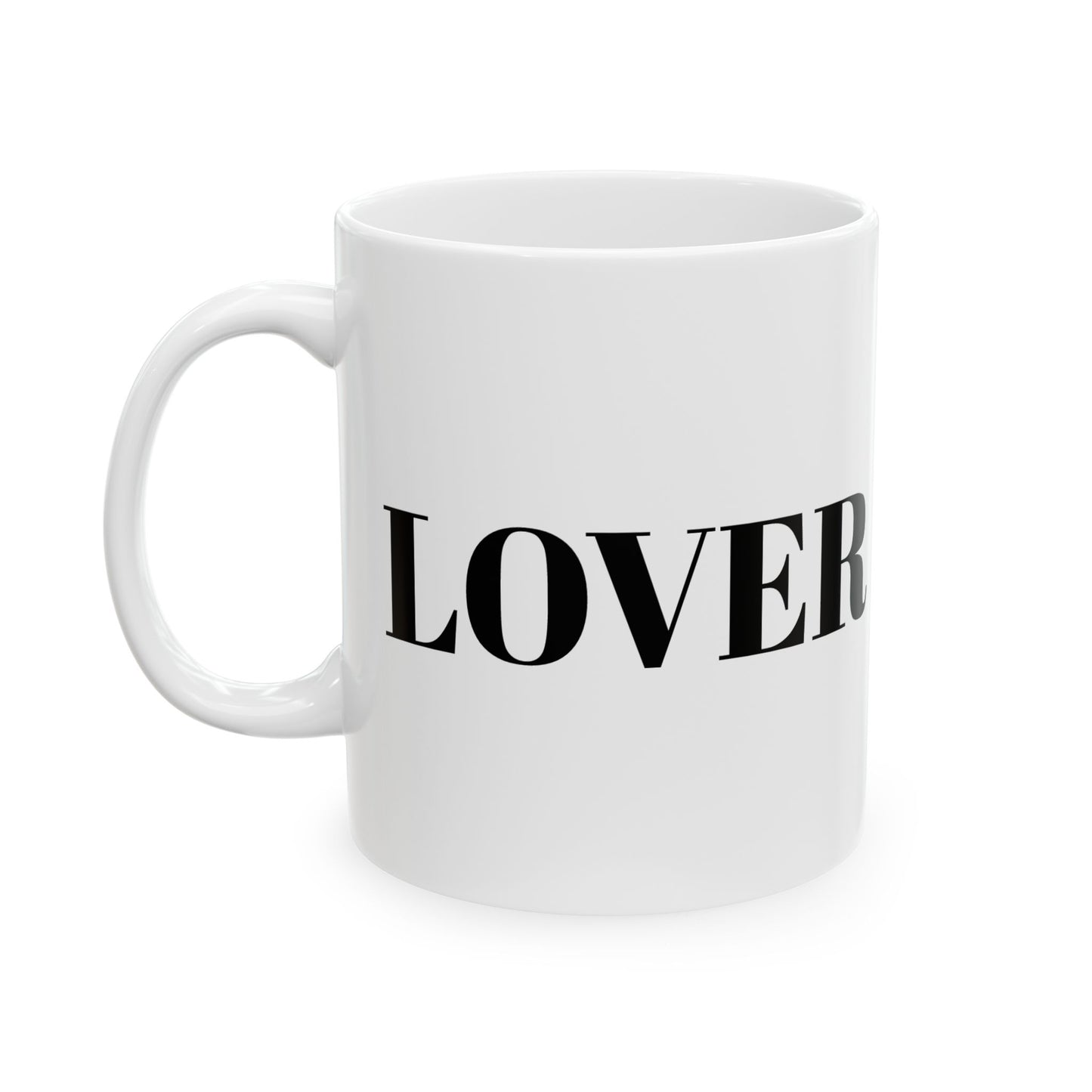 Kein anderer Liebhaber LIEBHABER Weiße Keramikkaffeetasse