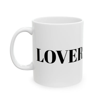 Kein anderer Liebhaber LIEBHABER Weiße Keramikkaffeetasse