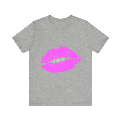 Pink Kiss Jersey T Shirt