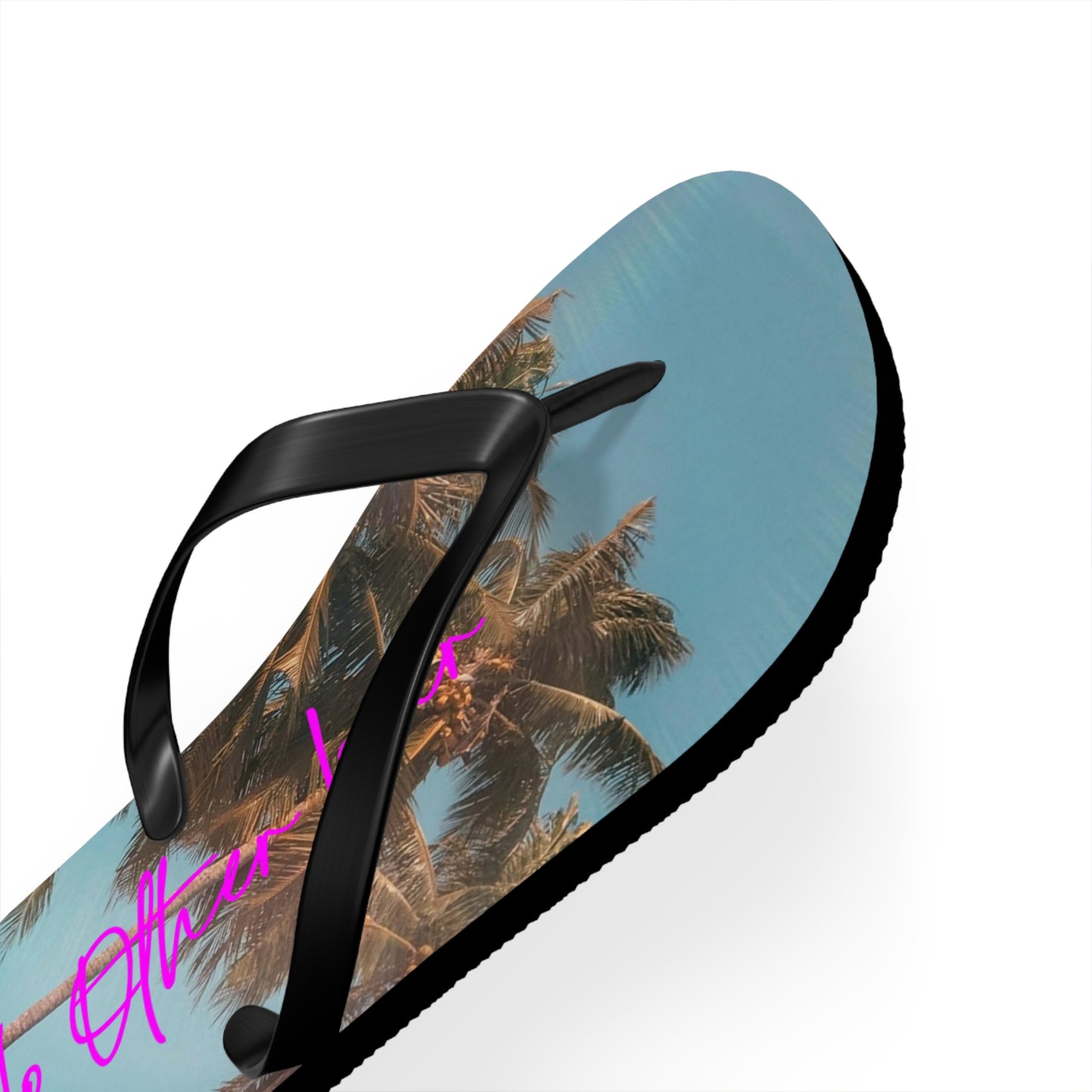 Palm Tree Logo Flip Flops