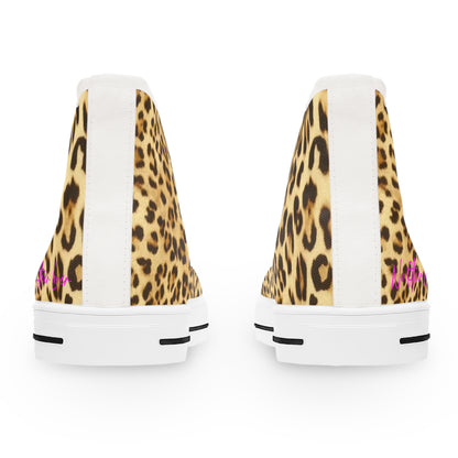 Leopard Love Women's High Top Sneakers