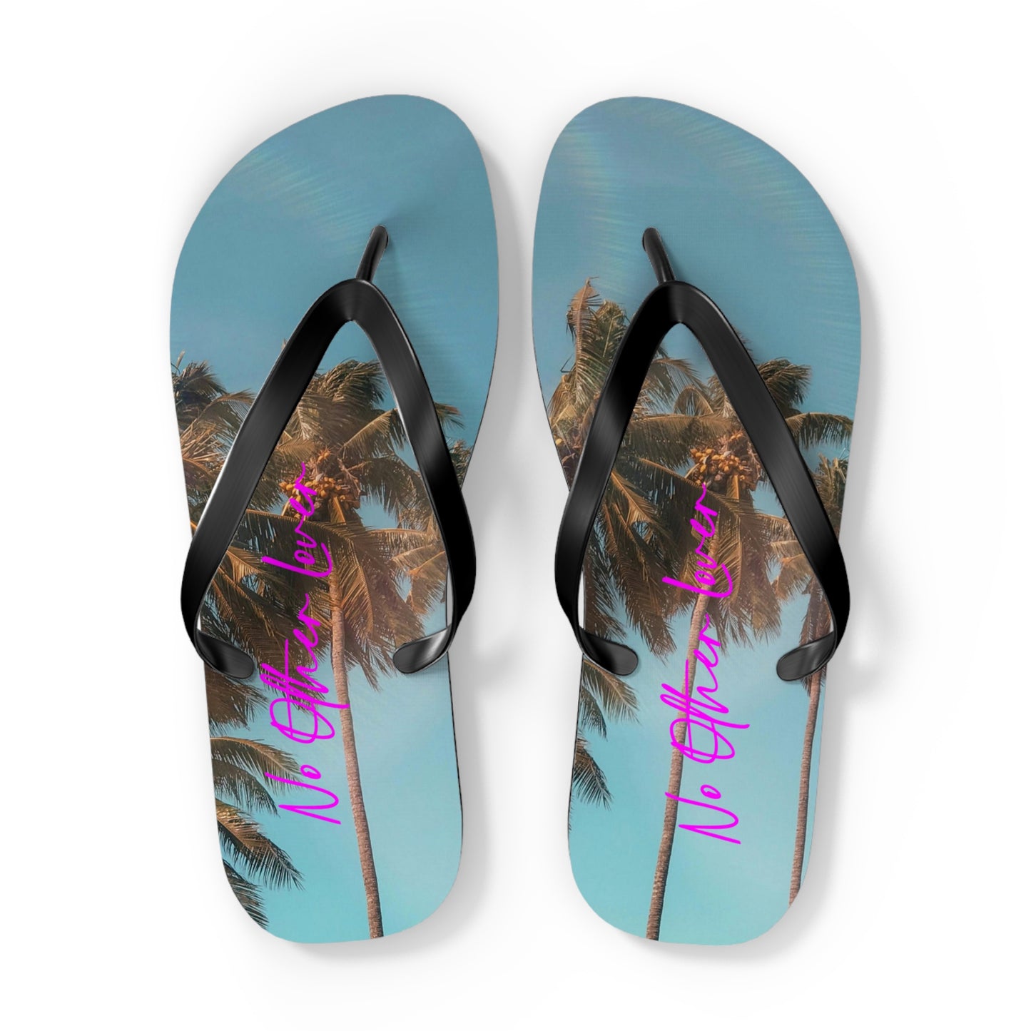 Palm Tree Logo Flip Flops