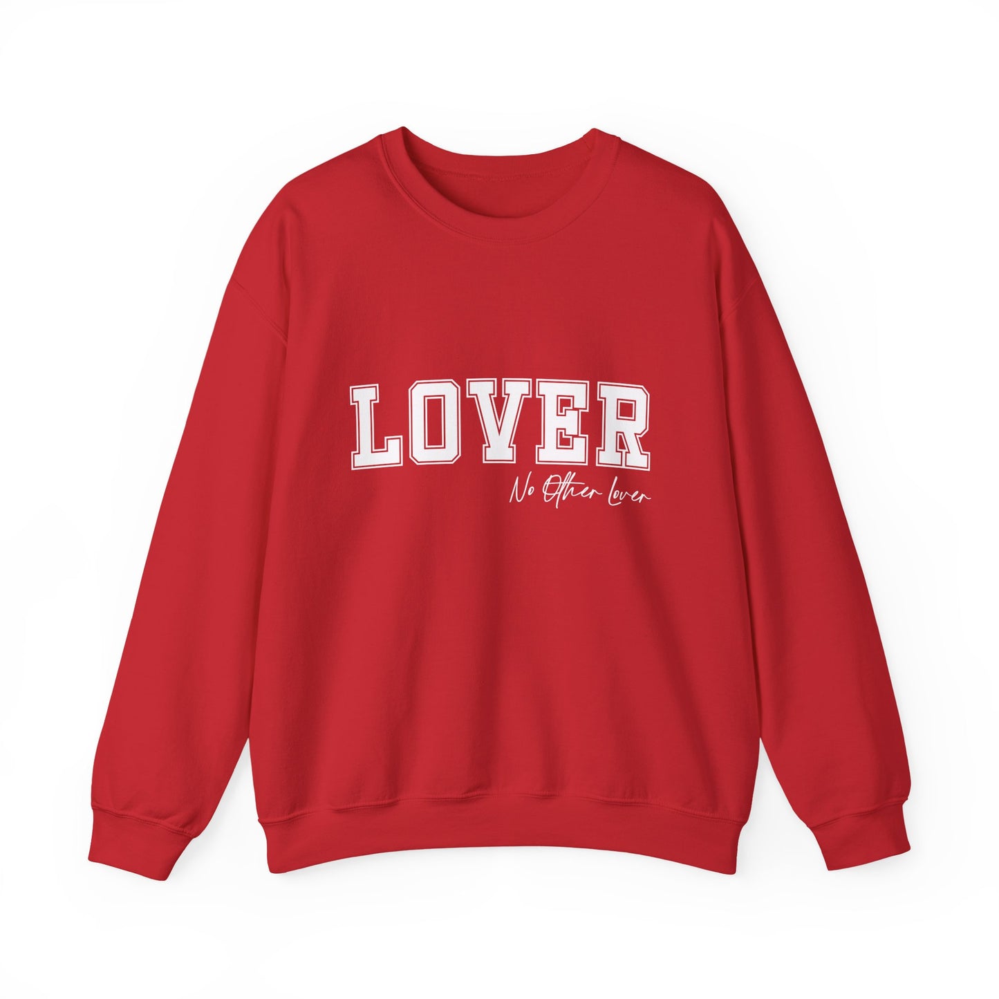 LOVER Varsity Sweatshirt - Unisex, Crewneck | No Other Lover Edition