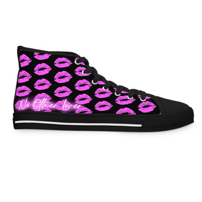 Kisses All Over Women's High Top Sneakers