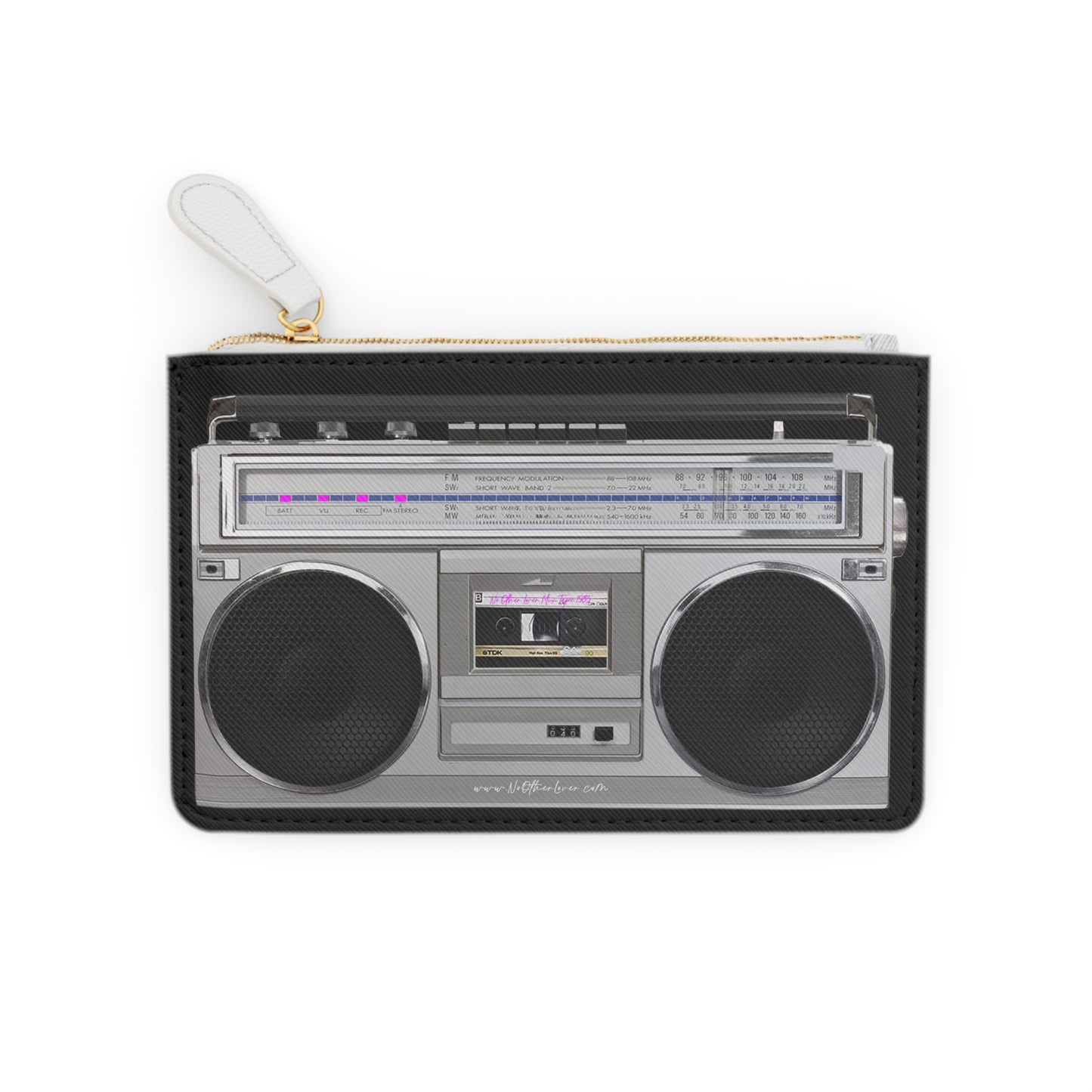 No Other Lover Ghetto Blaster „Boom Box“ Mini-Portemonnaie (Black Edition)
