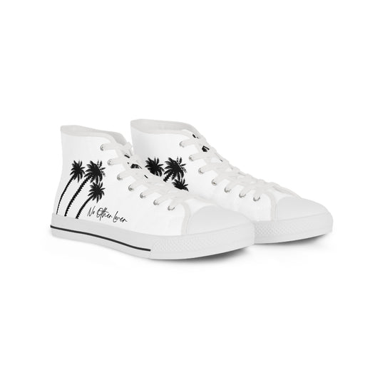 Palm Paradise Men's High Top Sneakers