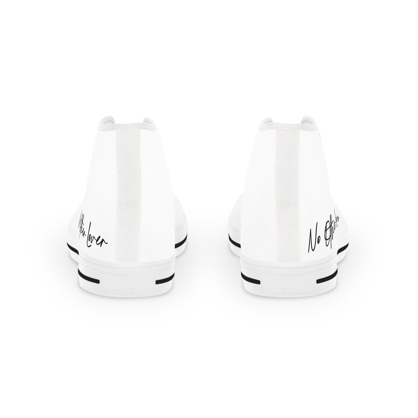 No Other Lover Men's High Top Logo Sneakers