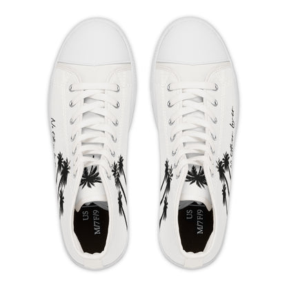Palm Paradise Women's High Top Sneakers