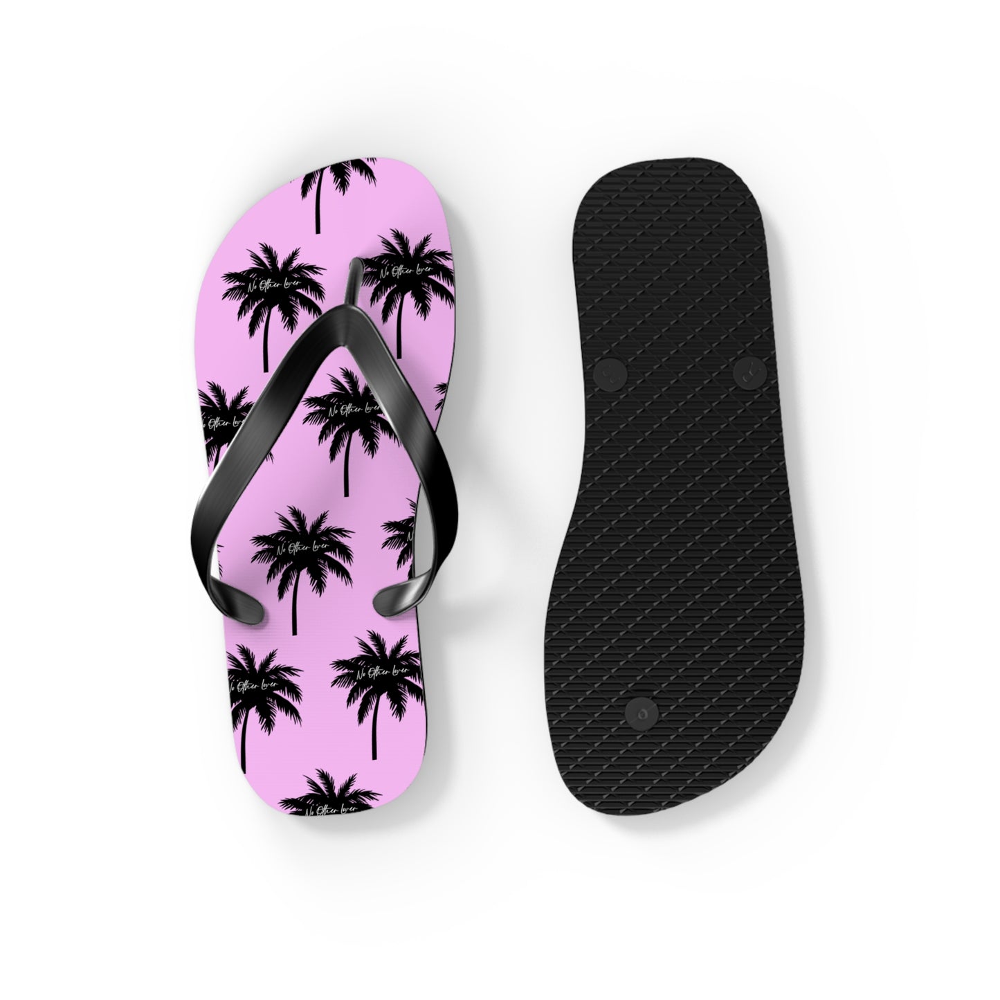 Palm Paradise Flip Flops - Pink