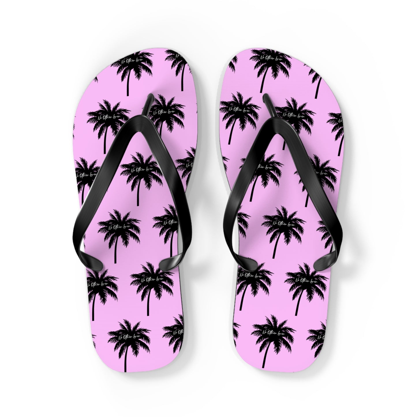 Palm Paradise Flip Flops - Pink