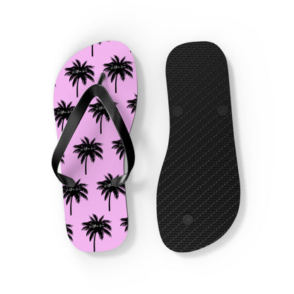 Palm Paradise Flip Flops - Pink