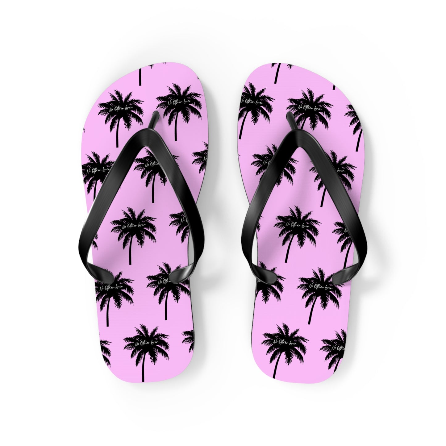 Palm Paradise Flip Flops - Pink