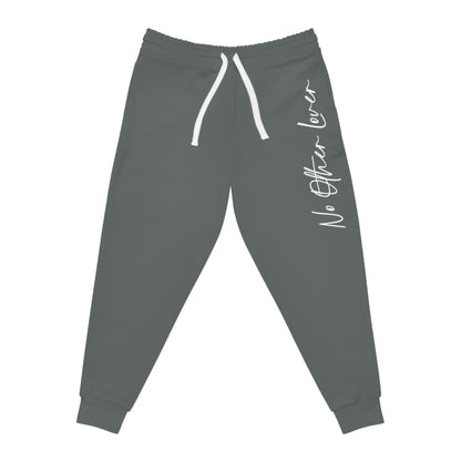 No Other Lover Dark Grey Logo Jogging Pants